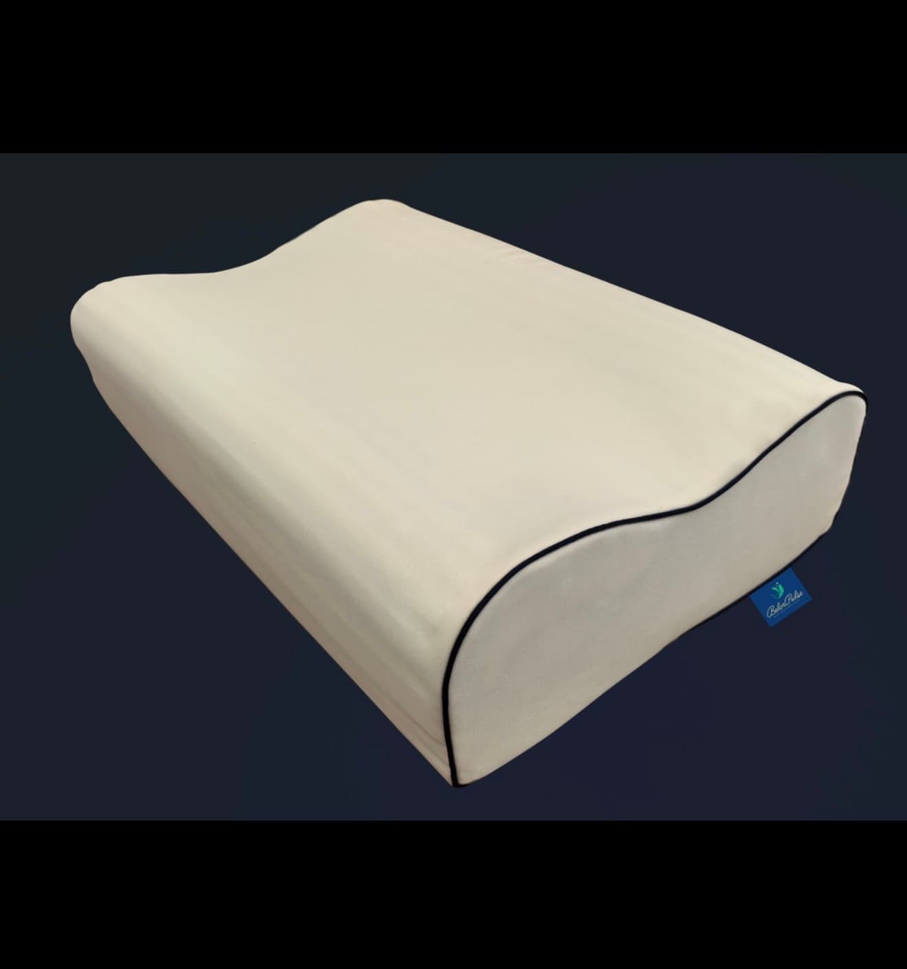 Belor Pulse Four-Layer Contour Memory Foam Pillow - 3/4 angle product view